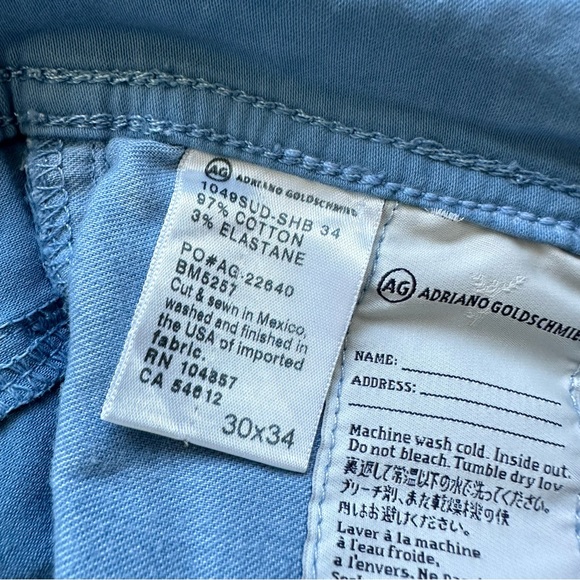 AG Adriano Goldscmied men’s jeans size 30 - Picture 3 of 5